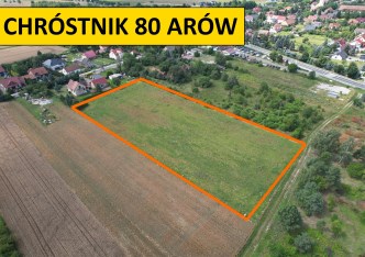 działka na sprzedaż - Lubin (gw), Chróstnik