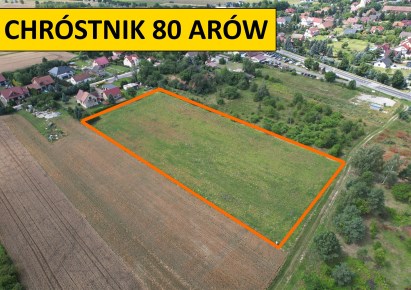 działka na sprzedaż - Lubin (gw), Chróstnik